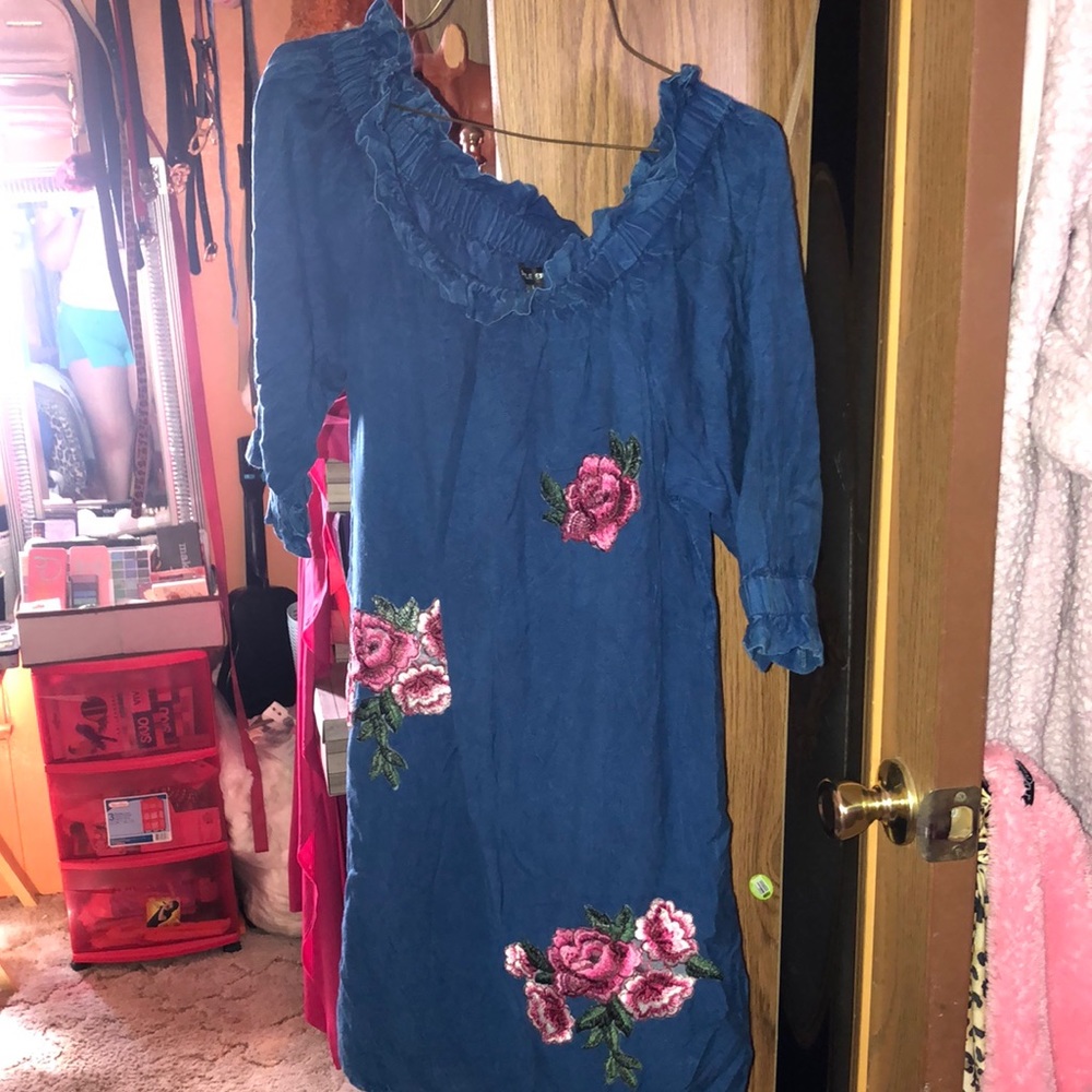 Big flowered dress